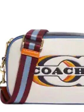 EUC Coach Mini Jamie Signature Coated Canvas Camera bag